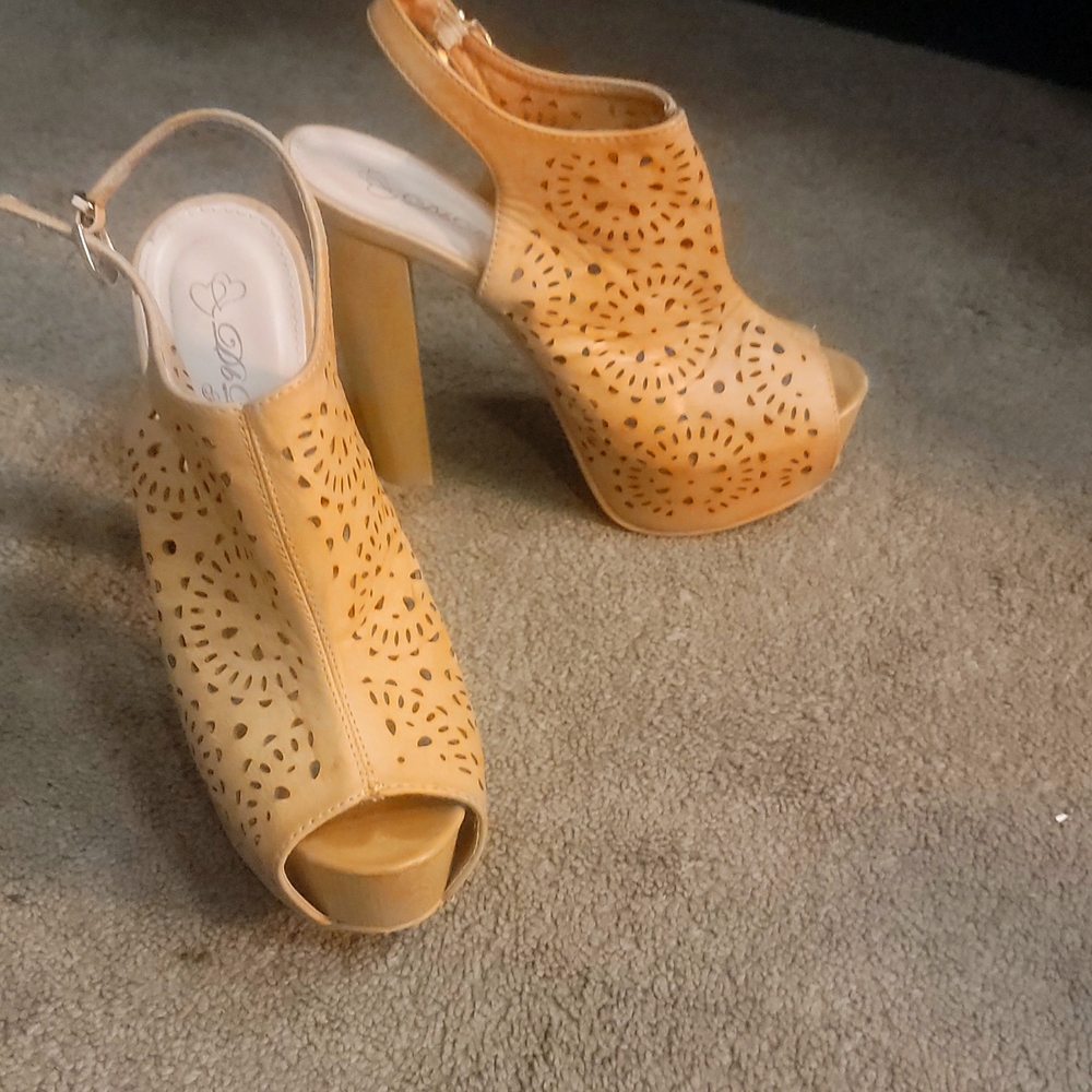 A beautiful pair of women's heels. Worn once.
